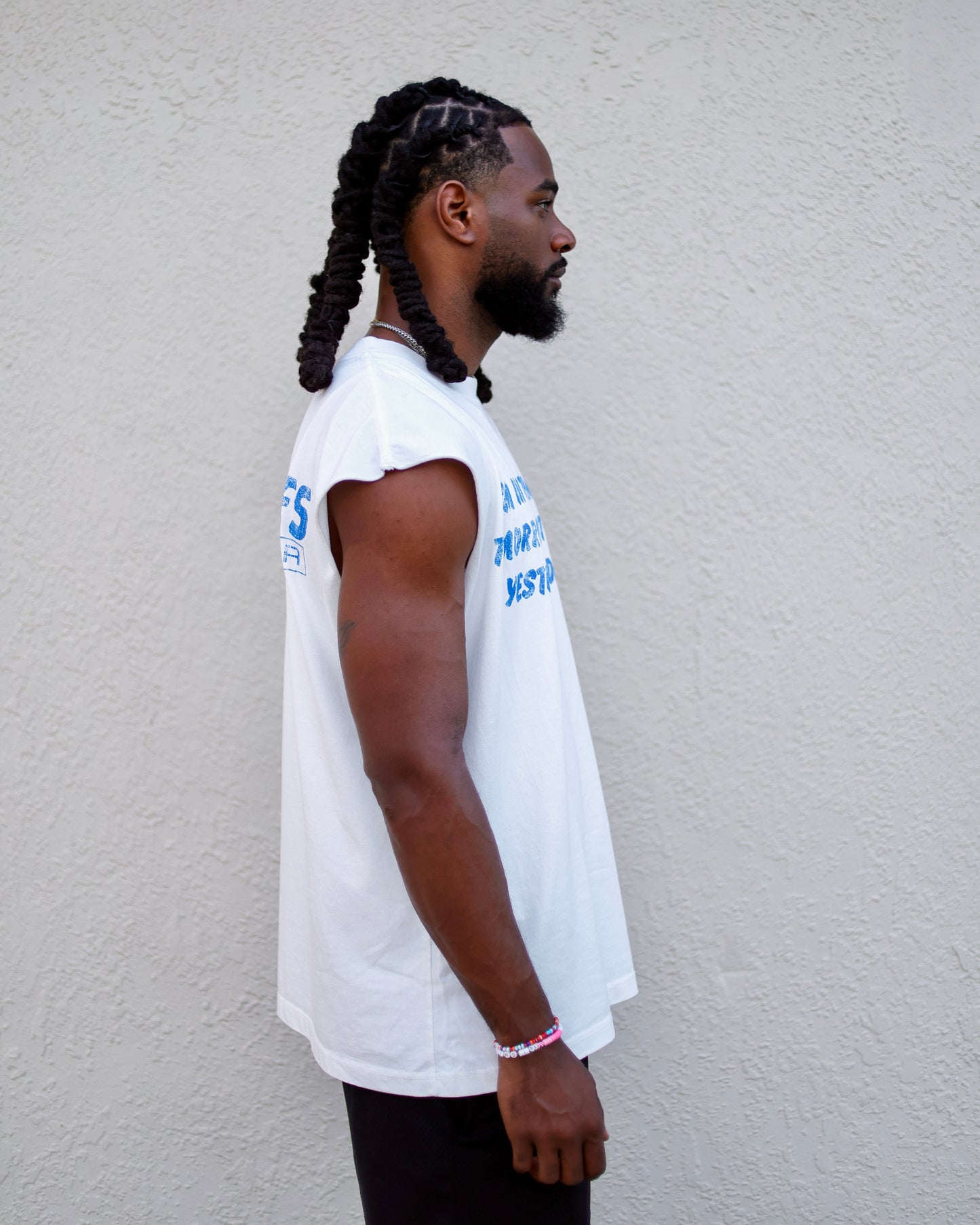 White Sportswear Sleeveless