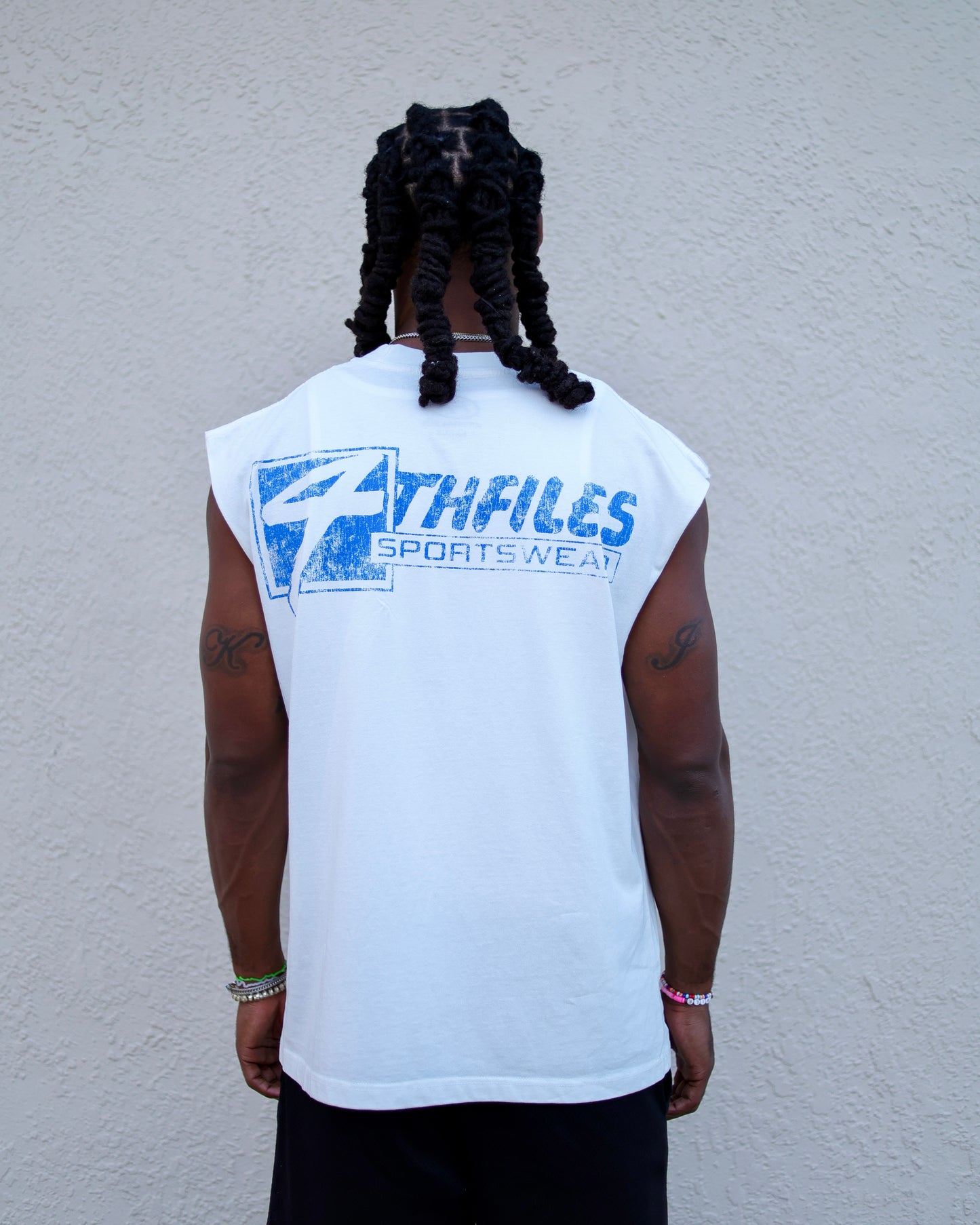 White Sportswear Sleeveless