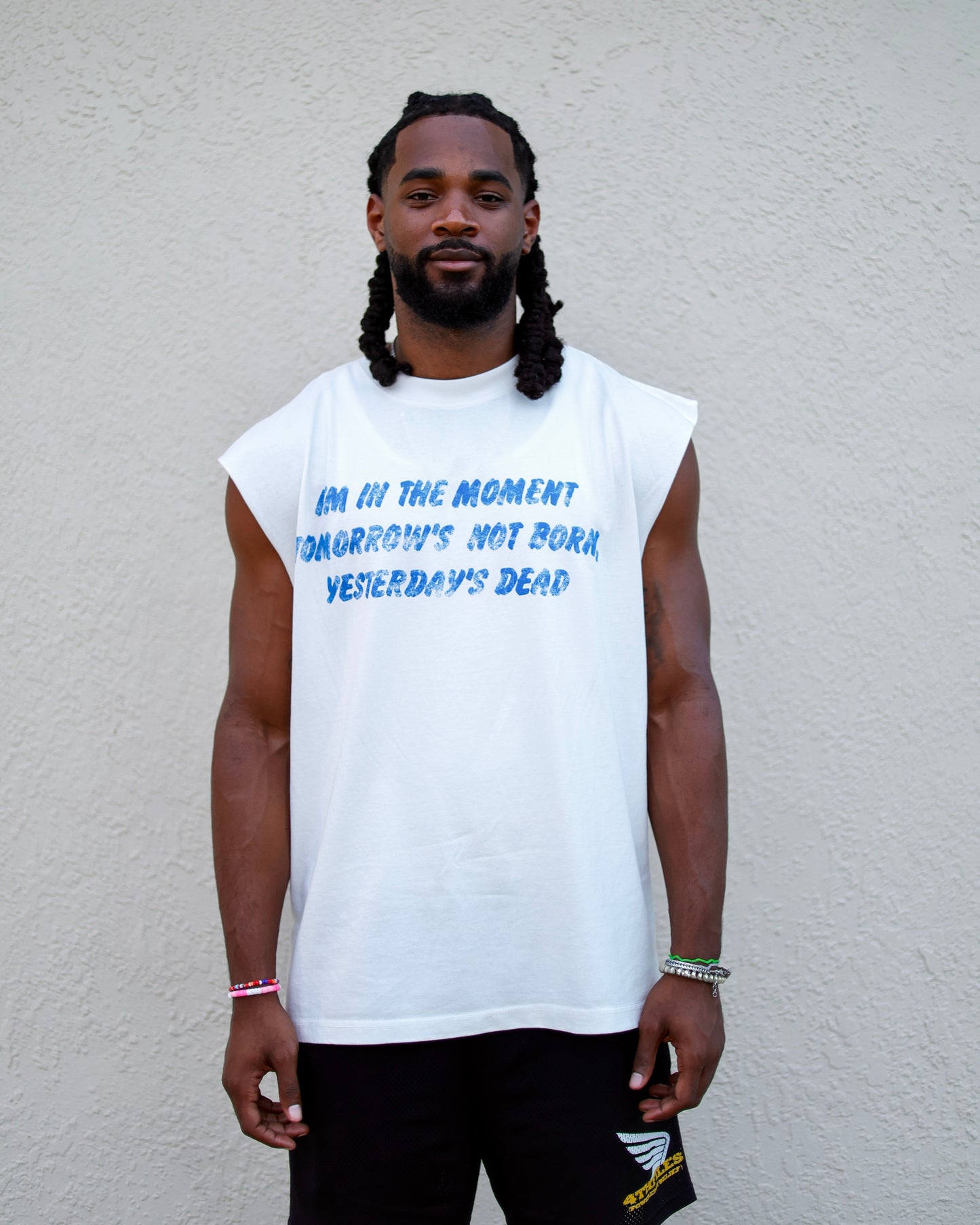 White Sportswear Sleeveless